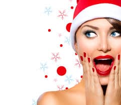 Image result for holiday skin care model